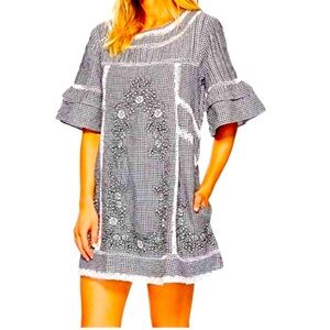 Free People Sunny Day Gingham Dress